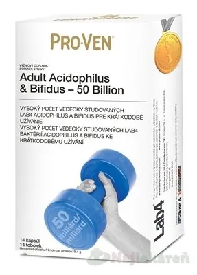Cultech Limited PRO-VEN Adult Acidophilus & Bifidus 50 Billion 14 ks