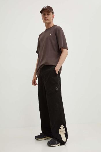 Bavlnené nohavice A-COLD-WALL* ANDO CARGO PANT ACWMB209A, čierna farba, strih cargo