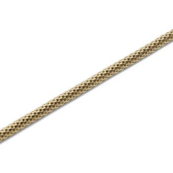 Daniel Wellington Pozlátená unisex retiazka Tide Mesh DW00401099