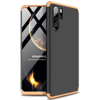 360° Ochranný kryt Huawei P30 Pro čierny-zlatý