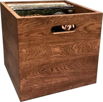 Music Box Designs A Whole Lotta 12" Vinyl Record Storage Box na LP desky Palisandr