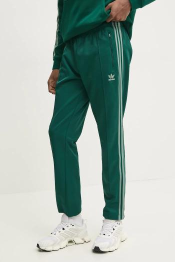Tepláky adidas Originals CLASSIC TP zelená farba, vzorované, JP2523