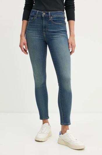 Rifle Levi's 721 HIGH RISE SKINNY dámske, tmavomodrá farba