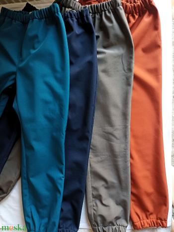 Bélelt softshell esőnadrág sínadrág overálnadrág 110 116 122 128 134 140 146 152 158 164 170 176