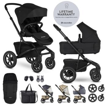EASYWALKER Kočík kombinovaný Jimmey Pepper Black XXL AIR + RWS