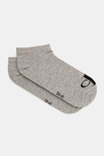 Ponožky Calvin Klein Jeans 2-pak pánske, šedá farba, 701228807