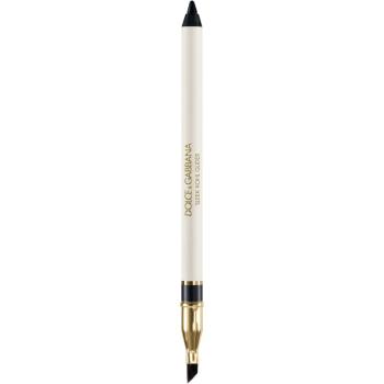 Dolce&Gabbana Sleek Kohl Glider ceruzka na oči so štetčekom odtieň 01 Total Black - True Black 1.2 g