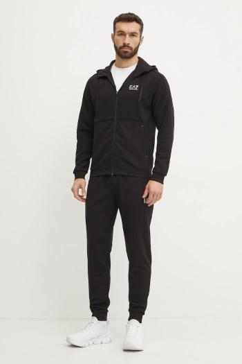 Tepláková súprava EA7 Emporio Armani pánska, čierna farba, AF12501.7M000131