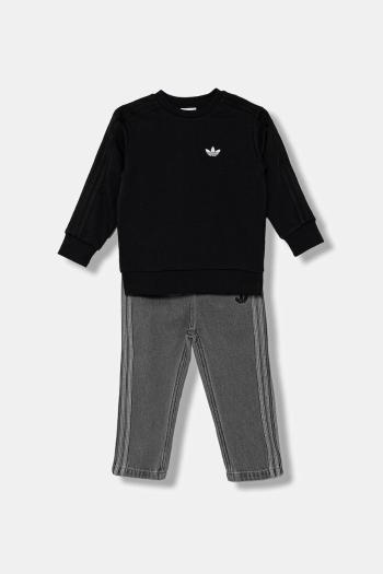 Sada pre bábätká adidas Originals čierna farba, JY3545