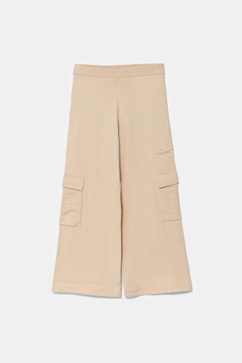 Detské tepláky Guess béžová farba, jednofarebné, J5RB13 Z3KS0