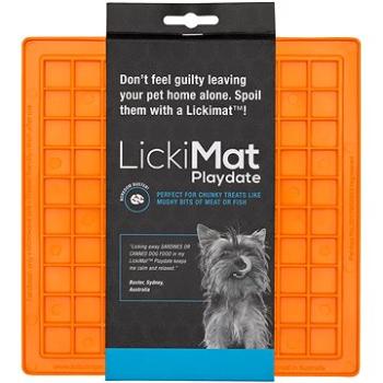 LickiMat Playdate lízacia podložka oranžová (678/ORA)