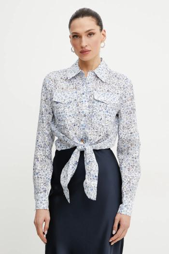 Košeľa Guess ADELAIDE dámska, regular, s klasickým golierom, W5GH03 WH4K2