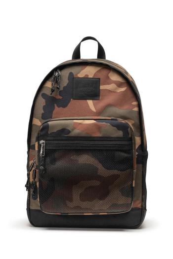 Ruksak Herschel Kaine 28 L zelená farba, veľký, vzorovaný, 11670-07120-OS