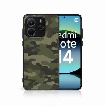 MY ART Ochranný kryt pre Xiaomi Redmi Note 14 GREEN CAMO (235)