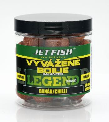 Jet fish vyvážené boilie legend range banán chilli 250 ml - 24 mm