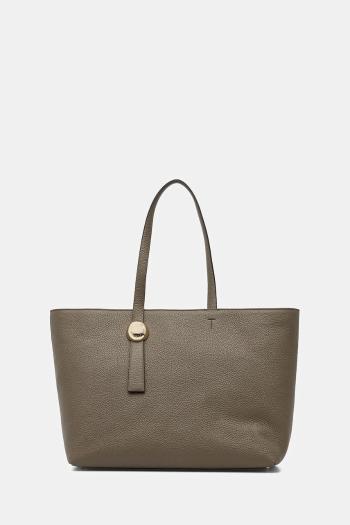 Kožená taška Furla zelená farba, WB01353.HSF000.2810S9100