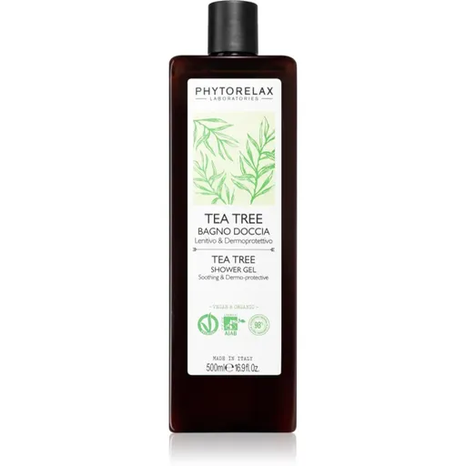 Phytorelax Laboratories Tea Tree upokojujúci sprchový gél s čajovníkovým olejom 500 ml