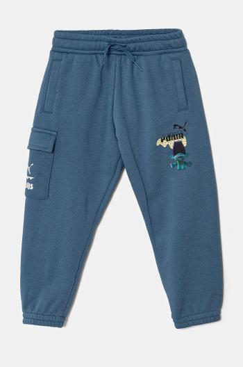 Detské tepláky Puma X TROLLS Cargo Pants TR s potlačou, 627379