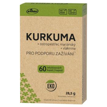 VITAR EKO Kurkuma + pestrec 60 kapsúl