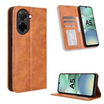 BUSINESS Peňaženkový kryt pre Xiaomi Redmi A5 hnedý