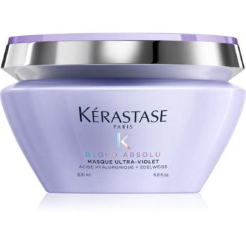 Kérastase Blond Absolu Masque Ultra-Violet hĺbková starostlivosť pre zosvetlené, melírované studené blond vlasy 200 ml