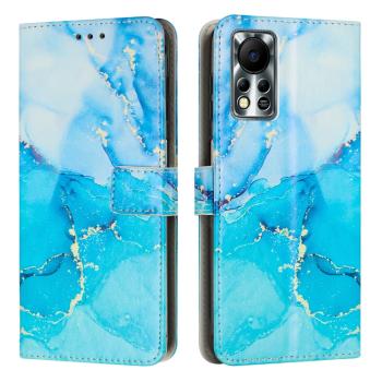 ART MARBLE Peňaženkový kryt Infinix Hot 11S BLUE