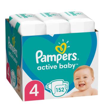 PAMPERS Active Baby plienky 4 (152 ks) 9-14 kg