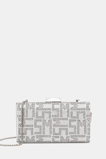 Listová kabelka Steve Madden Bzora strieborná farba, SM13001628