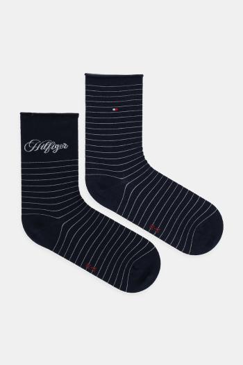Ponožky Tommy Hilfiger 2-pak tmavomodrá farba, 701236455