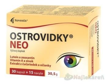 Noventis Ostrovidky Neo 30+15 kapsúl