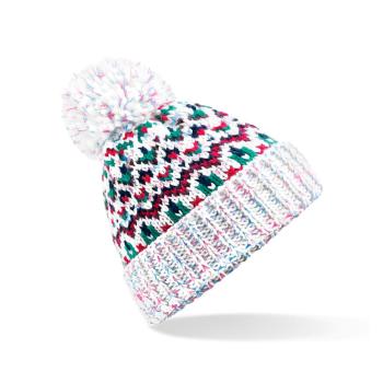 Beechfield Zimná čiapka s brmbolcom Blizzard Bobble - Sherbet Dip