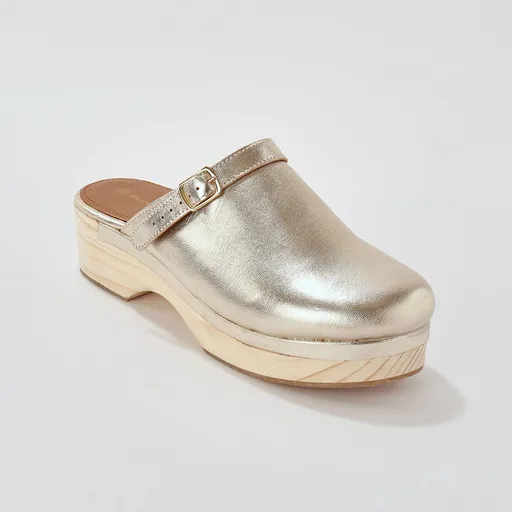 Kožené dreváky na platforme