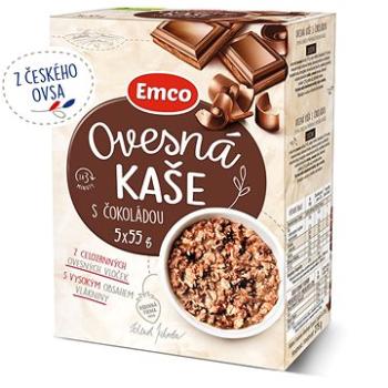 Emco Ovsená kaša s čokoládou 5 × 55 g (8595229916192)