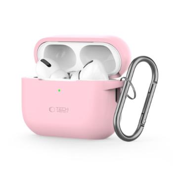 Tech-Protect Silicone Hook puzdro na Apple AirPods Pro 1 / 2, ružové