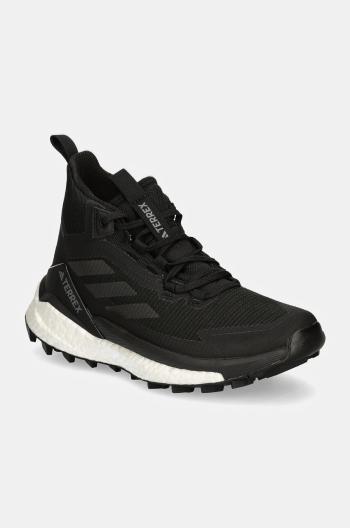 Topánky adidas TERREX Free Hiker 2 Gore-Tex dámske, čierna farba, jemne zateplené, IH0670