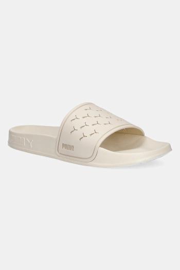 Šľapky Puma Leadcat 2.0 Cut Out béžová farba, 395402