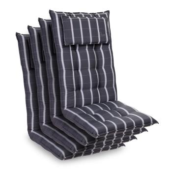 Blumfeldt Sylt, poduška s vysokou zadnou časťou, na vyššie polohovacie kreslo, vankúš, polyester, 50 x 120 x 9 cm, 4 x poduška