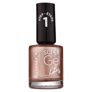 Rimmel Super Gel By Kate gélový lak na nechty bez použitia UV/LED lampy odtieň 071 Gilty Pleasure 12 ml