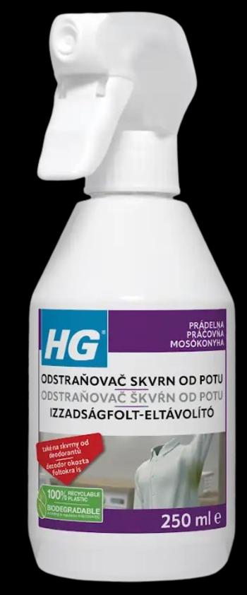 HG 634 - Odstraňovač škvŕn od potu a deodorantov 250 ml