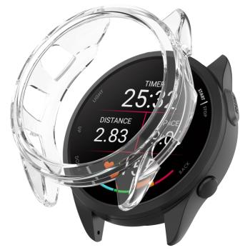 TPU HALF COVER Kryt pre Garmin Forerunner 165 / 165 Music priehľadný