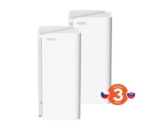 Tenda Nova MX15 Pro (2-pack) WiFi 6 AX5400 Mesh Gigabit systém, 6x GLAN/GWAN, WPA3, VPN, SK app