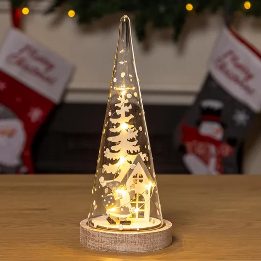 Haushalt international LED Vánoční dekorace Zimní idyla