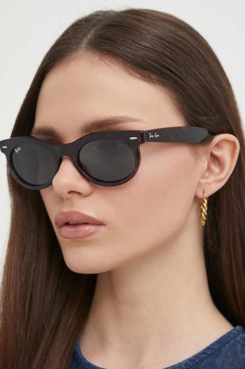 Slnečné okuliare Ray-Ban hnedá farba