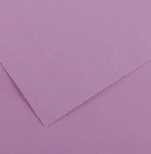 CANSON COLORLINE - Obojstranné farebné papiere 50 x 65 cm, 17 - lilac, 10 ks