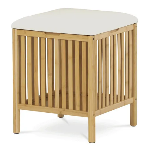 Taburet s úložným priestorom B066 NAT, bambus