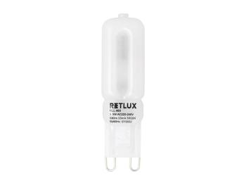 Žiarovka LED G9 3,3W biela teplá RETLUX RLL 460