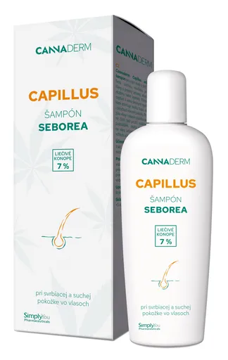 Cannaderm CAPILLUS šampón seborea 150ml
