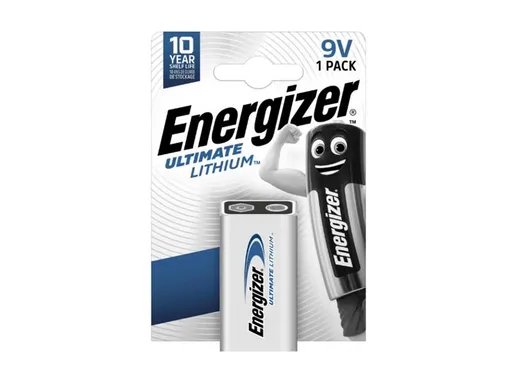 Batéria lítiová 9V ENERGIZER Ultimate 1ks / blistr –40°C