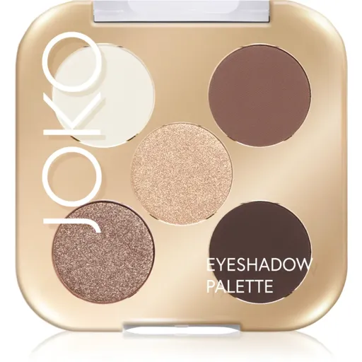 JOKO Eyeshadow Palette paleta očných tieňov 5 farieb odtieň Smoky Nude 7 g