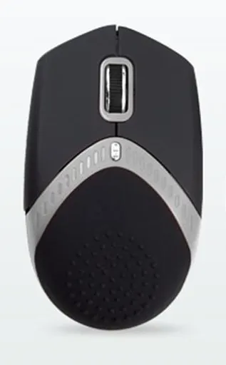 AMEI AM-M101S/Ergonomická/Optická/1 600 DPI/Drôtová USB/Čierna-strieborná